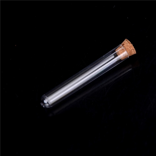 20ml 10pcs Plastic Test Tube With Cork 12x100mm