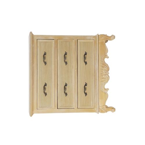 Chest of drawers DKD Home Decor Natural Fir MDF Wood Romantic 70 x 33