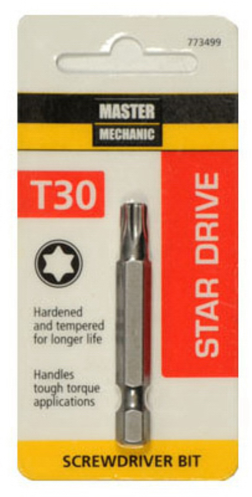 Disston 773499 2 in. Torx 30 Master Mechanic Screwdriver Bit Pack of 6