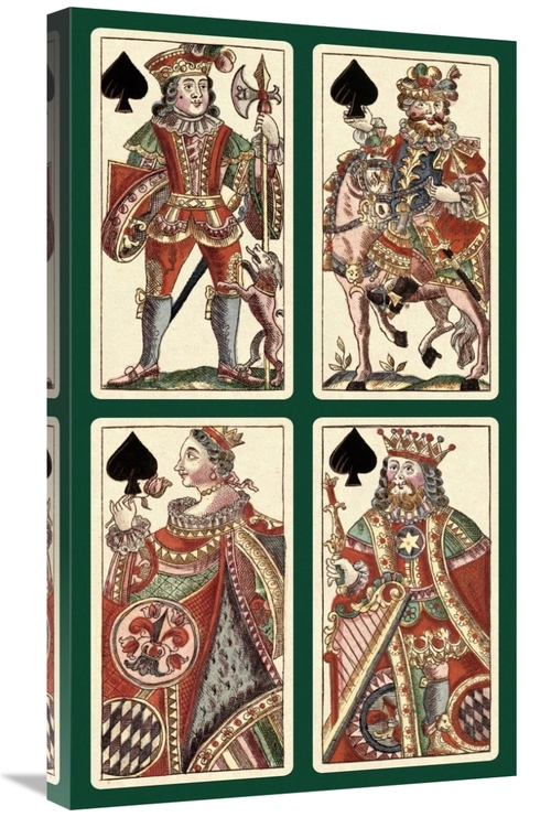 Global Gallery GCS-455077-30-142 30 in. Spades - Bauern Hochzeit Deck 