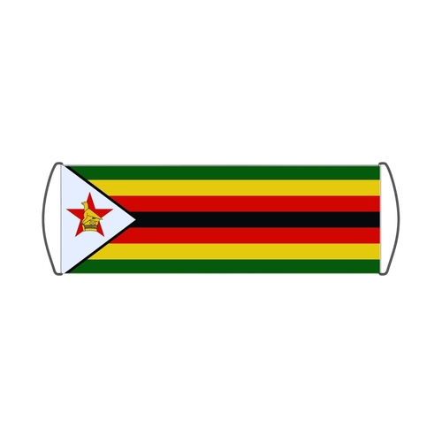 Bannière de défilement Drapeau du Zimbabwe