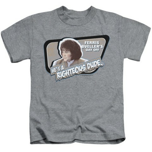 Trevco Ferris Bueller-Grace Short Sleeve Juvenile 18-1 Tee- Heather - 