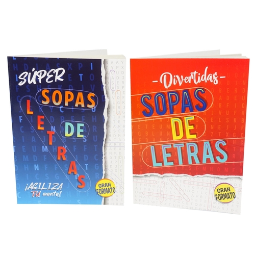 DDI 2342585 80 Sopas de Letras a Word Spanish Activity book - Assorted