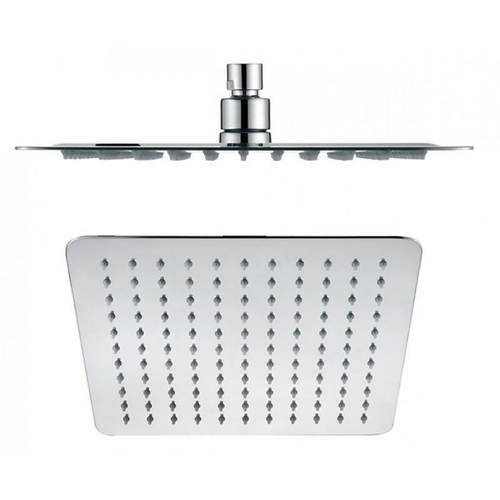Super-slim Square Chrome Rainfall Shower Head 250mm