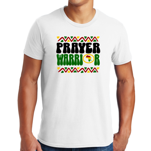 Mens Activewear, Prayer Warrior Africa Inspiration Illustration Black