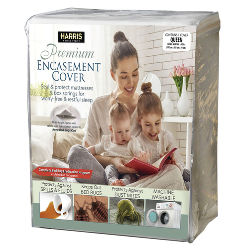 PF Harris 7621824 Queen Stretch-Knit Polyester Mattress Encasement Cov