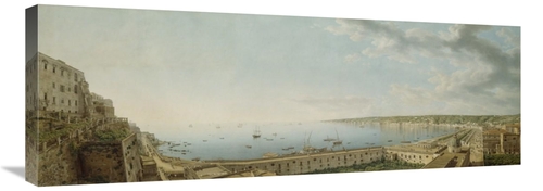 Global Gallery GCS-459971-36-142 36 in. A View of the Bay of Naples&#4