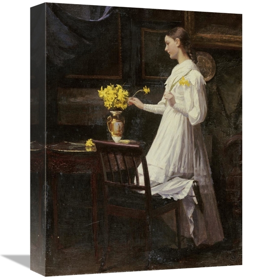 Global Gallery GCS-267390-16-142 16 in. Arranging Daffodils Art Print 