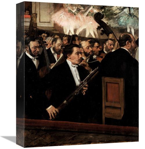 Global Gallery GCS-277343-16-142 16 in. The Orchestra of the Opera Art