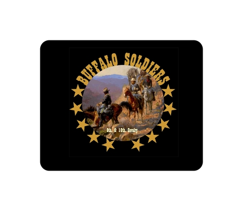 African American Buffalo Soldiers Mouse Pad