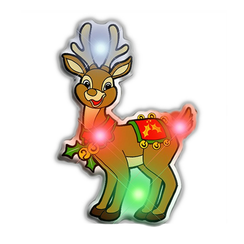 Blinkee 340000 Rudolph the Reindeer Flashing Body Light Lapel Pins