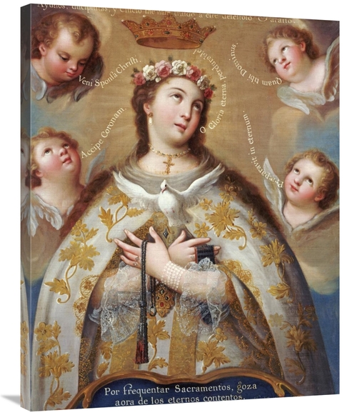 Global Gallery GCS-267925-36-142 36 in. Coronation of the Virgin Art P