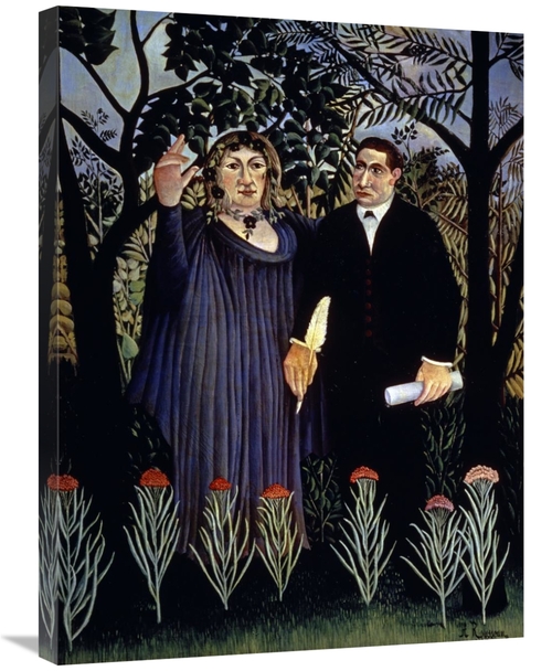 Global Gallery GCS-279880-30-142 30 in. A Poet Inspired by the Muse Ar