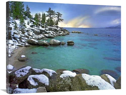 Global Gallery GCS-396330-2835-142 28 x 35 in. Hidden Beach & Memorial