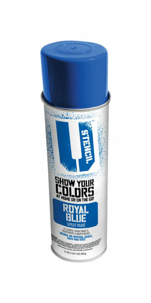 U-Stencil 1682558 17 oz Royal Matte Spray Paint, Pack of 6