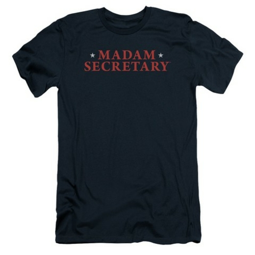 Trevco Madam Secretary-Logo - Short Sleeve Adult 30-1 Tee - Navy- Extr