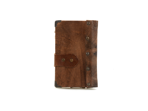 Leaf Design Genuine Craft Leather Journal Diary Notebook