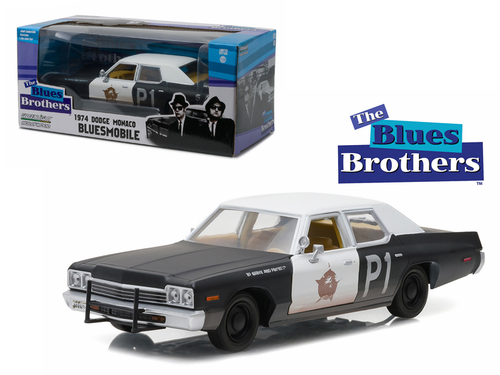 1974 Dodge Monaco Bluesmobile \The Blues Brothers\" Movie 1/24 Diecast