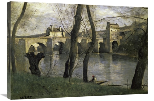 Global Gallery GCS-281918-36-142 36 in. The Bridge of Nantes Art Print