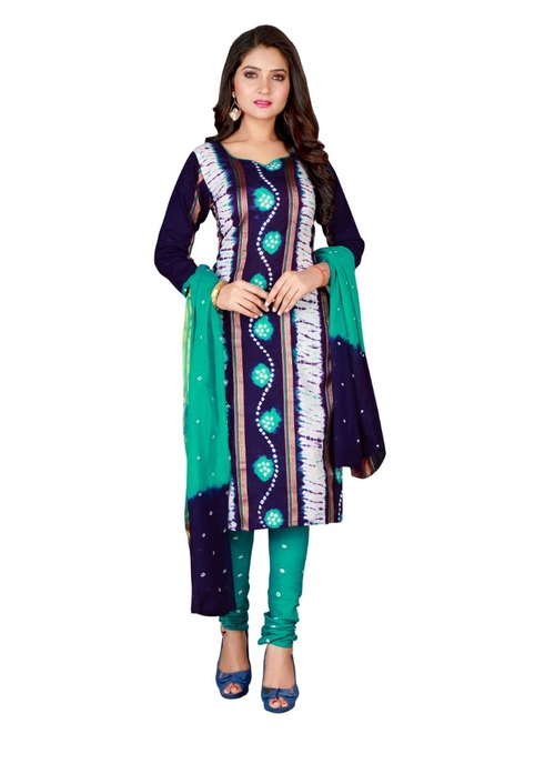 Generic Women's Cotton Salwar Material (Multi,