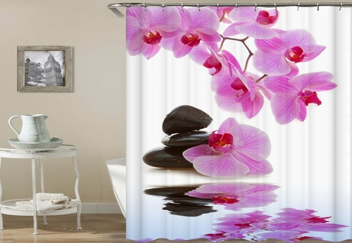 Orchid Pink Shower Curtain