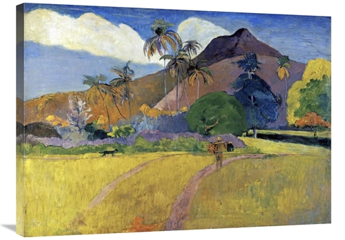 Global Gallery GCS-277656-36-142 36 in. Tahitian Landscape with a Moun