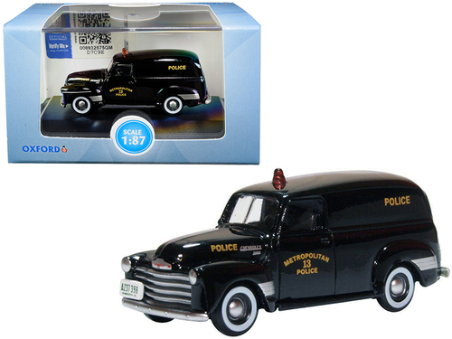 1950 Chevrolet Panel Van Black \Metropolitan 13 Police\" (Washington