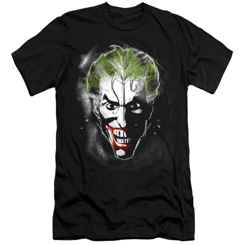 Batman & Face of Madness-HBO Short Sleeve Adult 30-1 T-Shirt, Blac