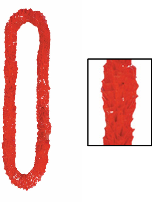 Soft-Twist Poly Leis - Red #441R5