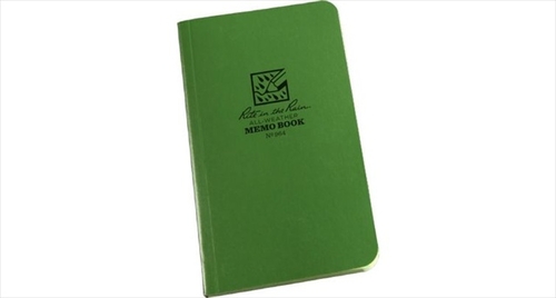 Rite in the Rain TGRR-954-H 3.5 in. x 5 in. Memo Book - Bound Softcove