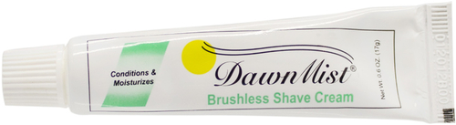 DawnMist Brushless Shave Cream Tube - 0.6 oz