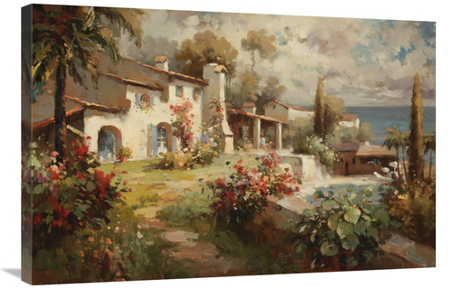 Global Gallery GCS-132546-2436-142 24 x 36 in. Villa by the Sea Art Pr