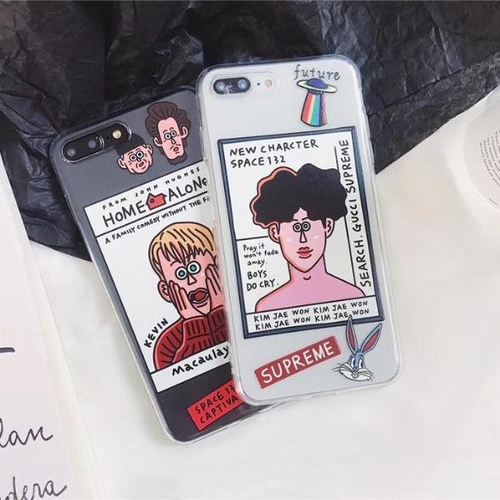 Funny Doodle Home Alone Silicone Phone Case