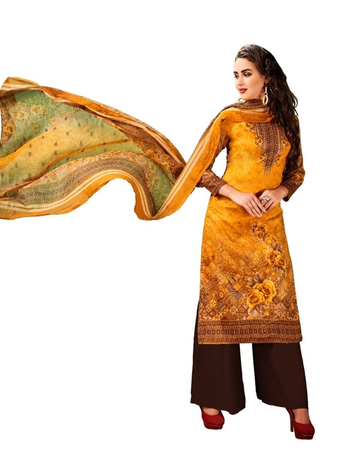 Generic Women's Cotton Salwar Material (Multi,