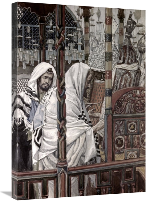 Global Gallery GCS-282916-30-142 30 in. Jesus Teaching in the Synagogu