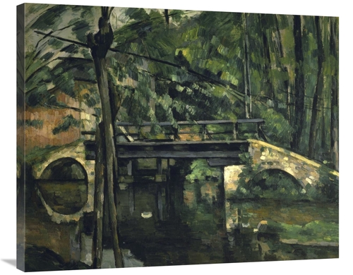 Global Gallery GCS-277065-36-142 36 in. The Bridge at Maincy - Le Pont