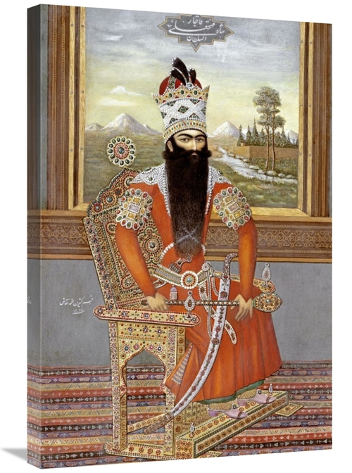 Global Gallery GCS-268330-30-142 30 in. Portrait of Sultan Fath Ali Sh