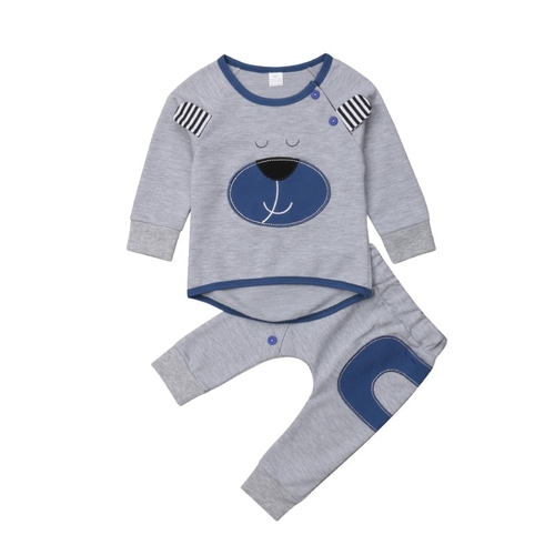 Cute Newborn Cotton Clothes Baby Boy Autumn Sets