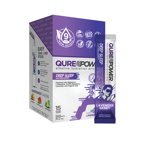 QURE Power Lavender Berry Sleep Support Stick (15 Pack)