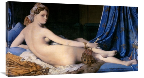 Global Gallery GCS-278065-44-142 44 in. The Grand Odalisque Art Print 