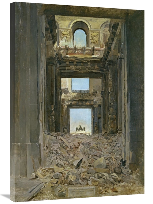 Global Gallery GCS-282502-36-142 36 in. Ruines Des Tuileries Art Print