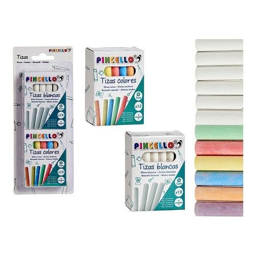 Chalks Pack 48822 White Multicolour (2 pcs)