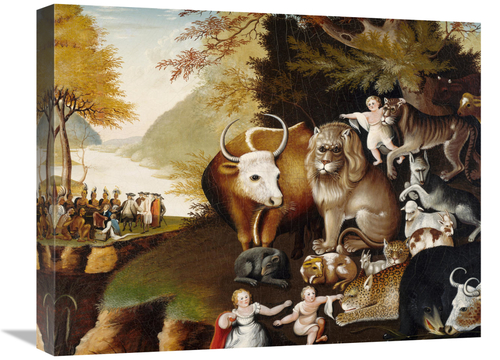 Global Gallery GCS-277965-22-142 22 in. Peaceable Kingdom Art Print - 