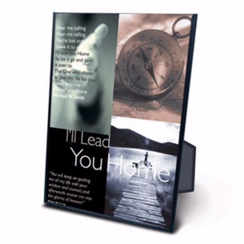 Lighthouse Christian Products 165572 I Will Lead You Home Decor Frame