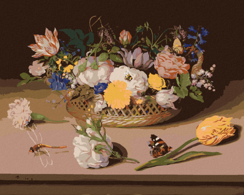 Paint by Numbers - Still-Life of Flowers (AMBROSIUS BOSSCHAERT)