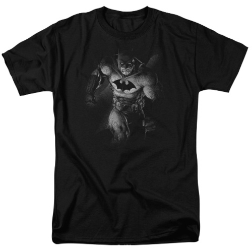 Trevco Batman-Materialized - Short Sleeve Adult 18-1 Tee - Black- 4X