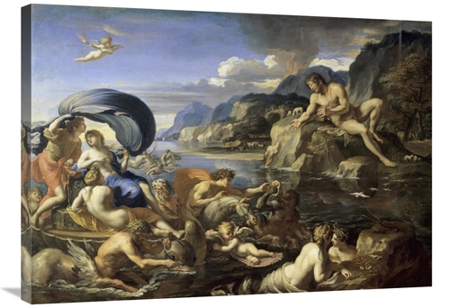 Global Gallery GCS-279392-36-142 36 in. Acis & Galatea Art Print - Fra