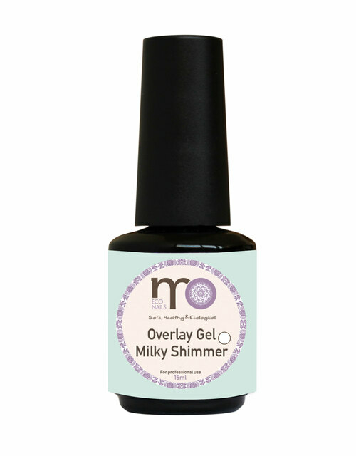 Nail Gel Base - Overlay Milky Shimmer 15ml 