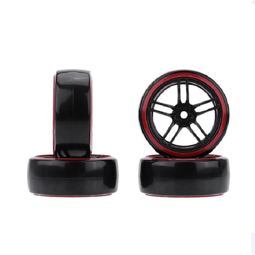 Rubber RC Racing Tires Car Wheel Rim For HSP HPI