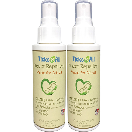All Natural Insect Repellent 4 Babies 4oz (2 pack)